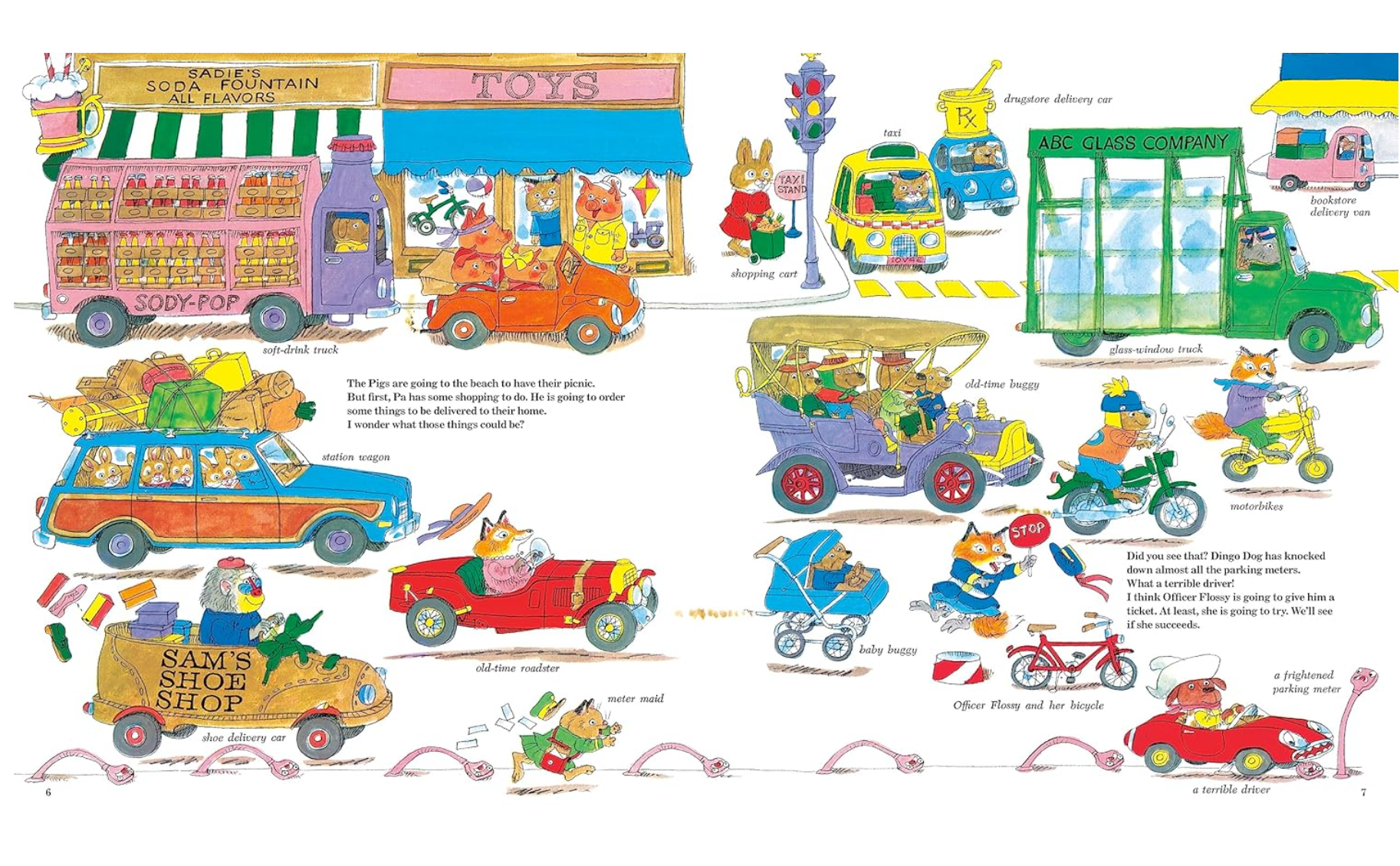 Richard Scarry Cars And Trucks And Things That Go - 50th Anniversary Edition