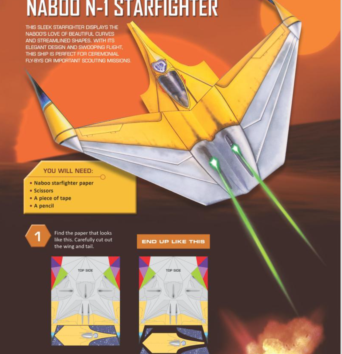 Klutz Star Wars Folded Flyers