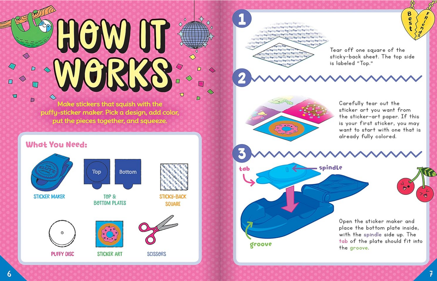 Klutz Make Your Own Puffy Stickers