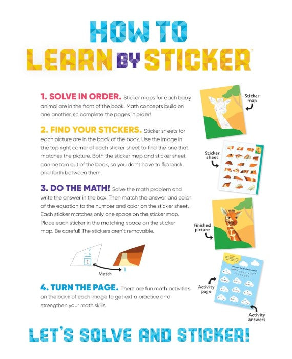 Learn By Sticker Addition & Subtraction