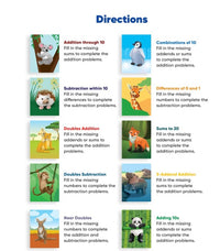 Learn By Sticker Addition & Subtraction