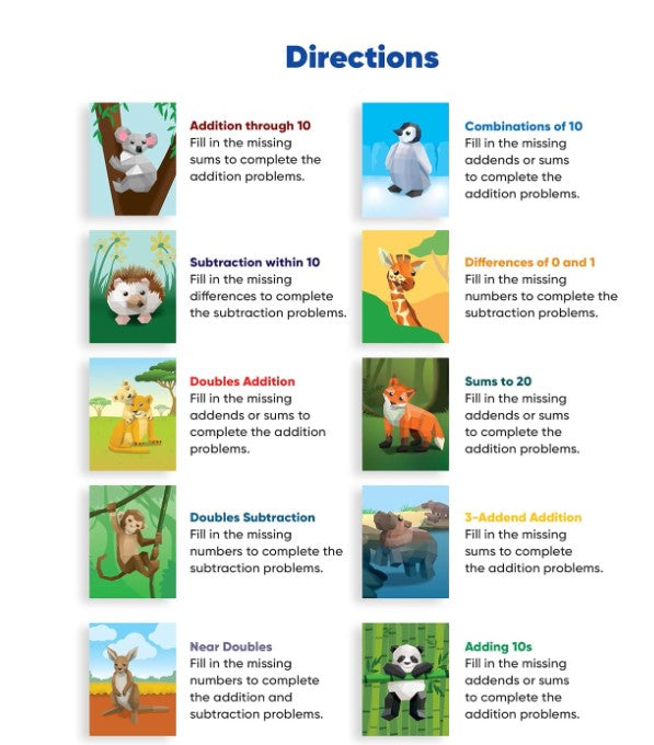 Learn By Sticker Addition & Subtraction