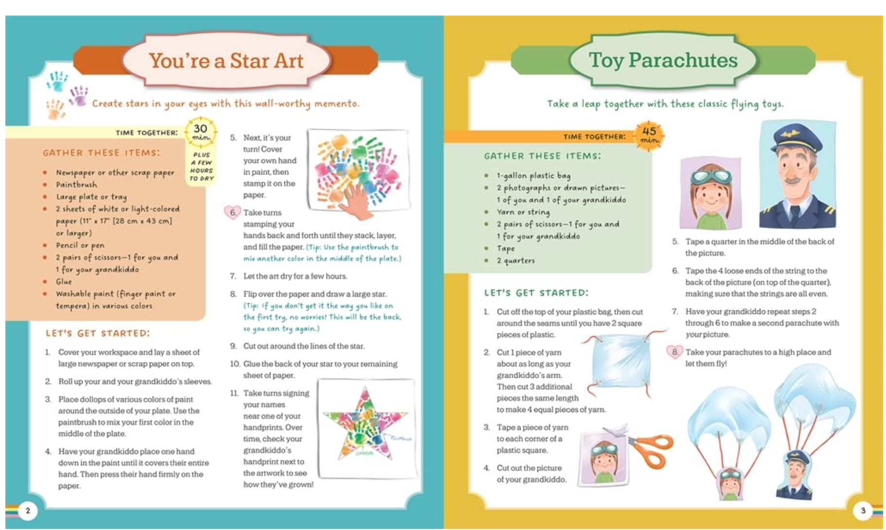 Keepsake Crafts for Grandpa and Me