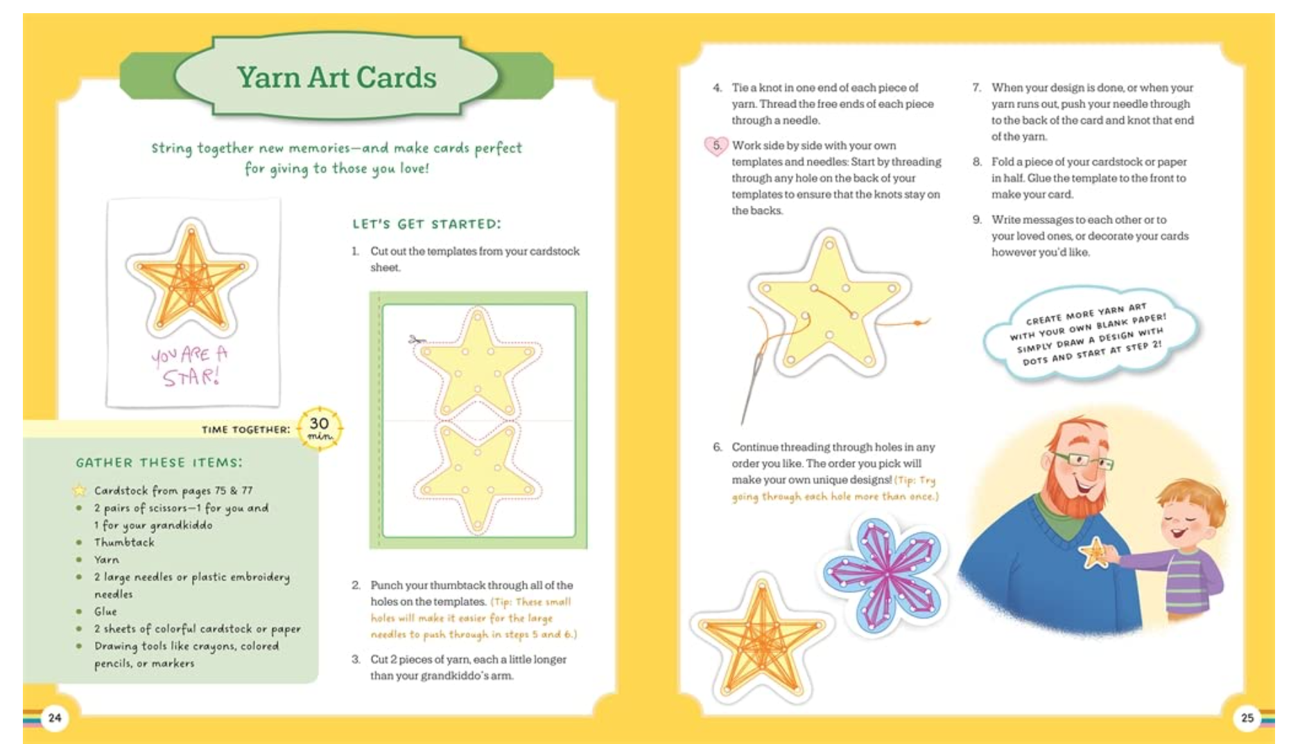 Keepsake Crafts for Grandpa and Me