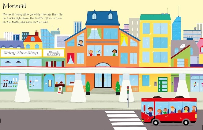 Usborne My First Sticker Books Trains