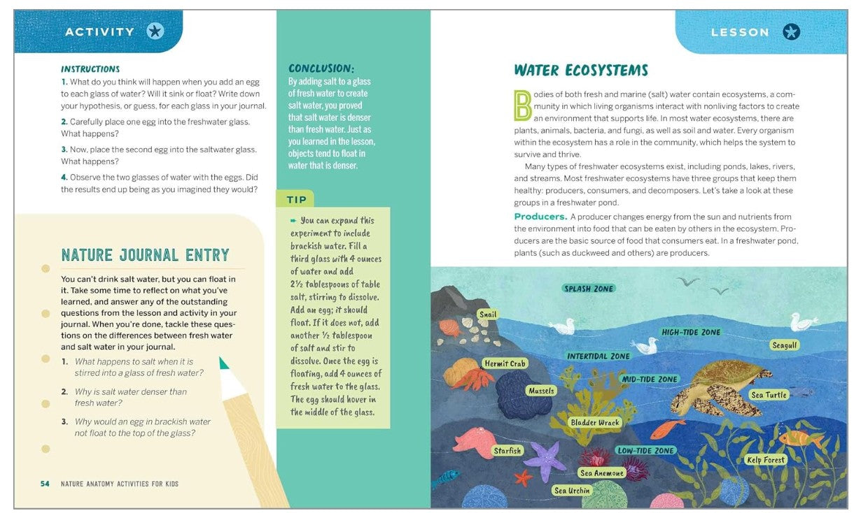 Nature Anatomy Activities for Kids