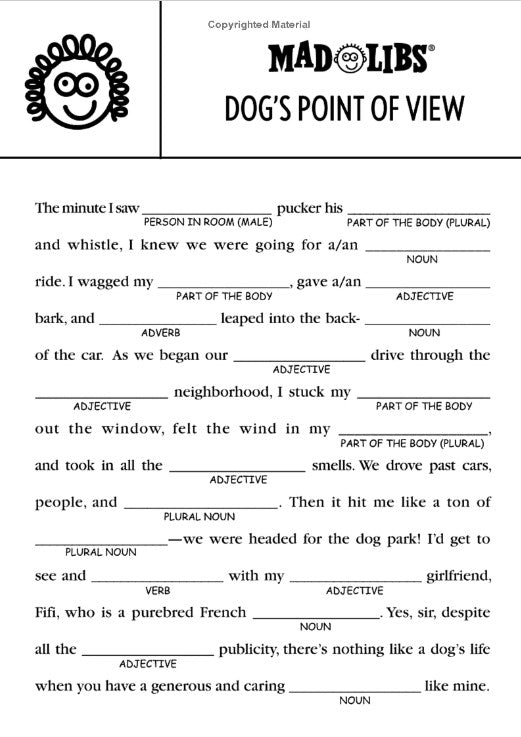 Mad Libs Mad About Animals
