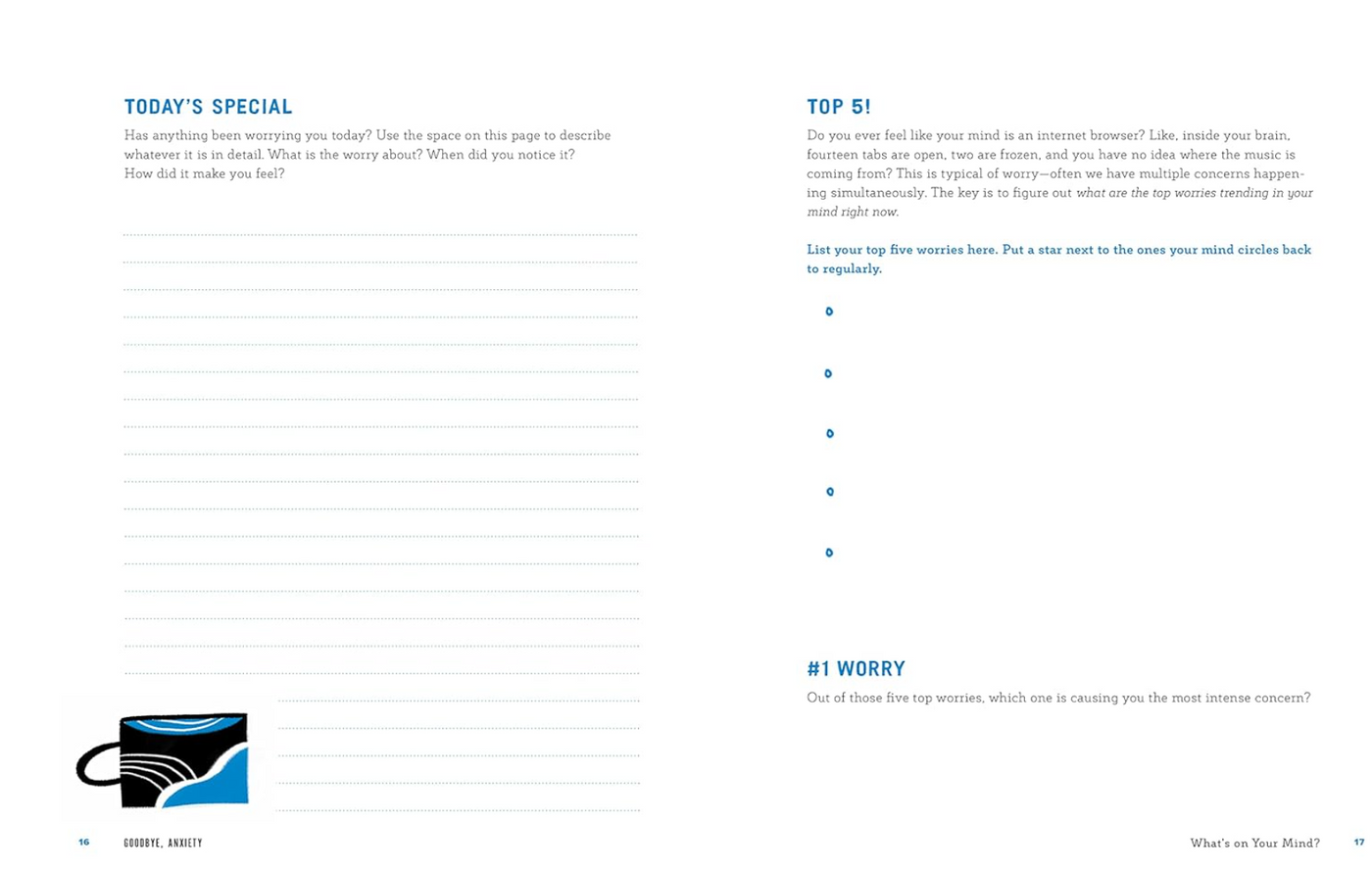 Goodbye Anxiety - A Guided Journal for Overcoming Worry