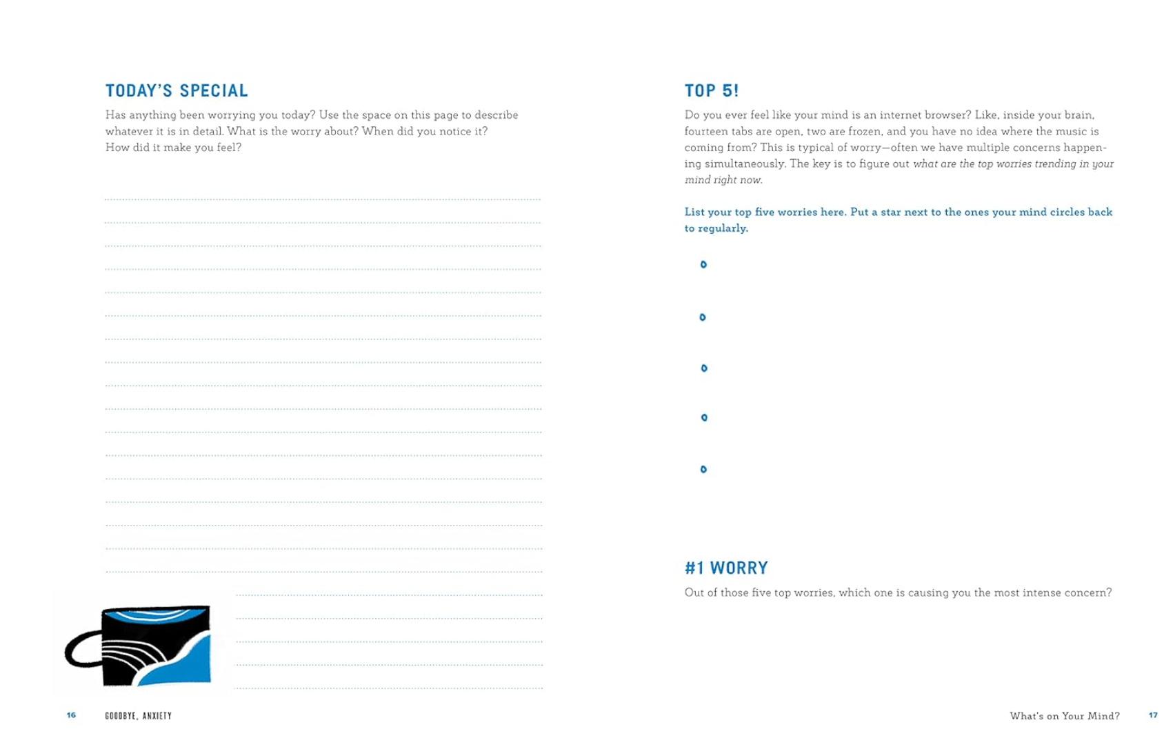 Goodbye Anxiety - A Guided Journal for Overcoming Worry