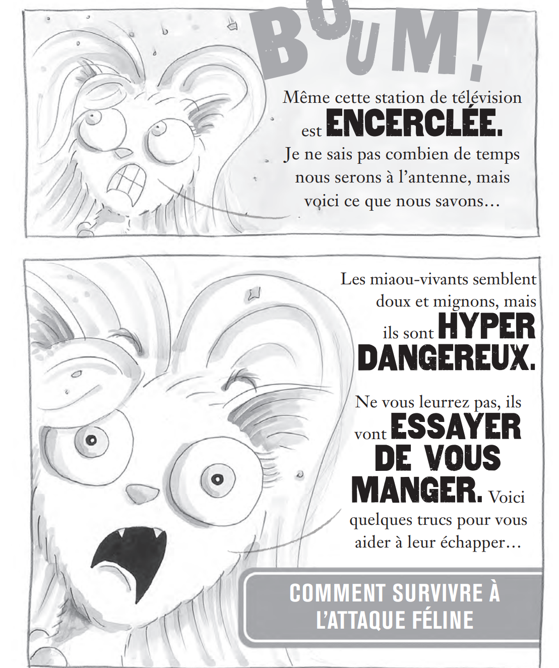 Aaron Blabey L'Attaque des Miaou-Vivants - Les Mechants #4