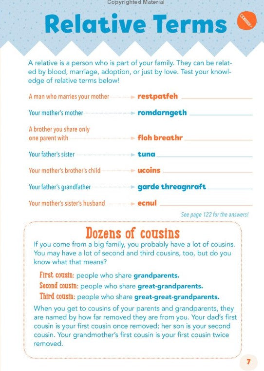 Harper Collins My Family And Me - A Family History Fill In Book