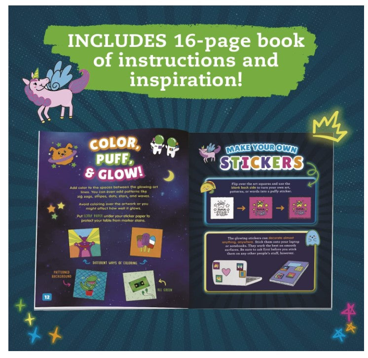 Klutz Glow-In-The-Dark Puffy Stickers