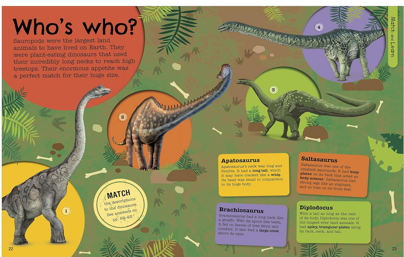 DK The Fact Packed Activity Book Dinosaurs