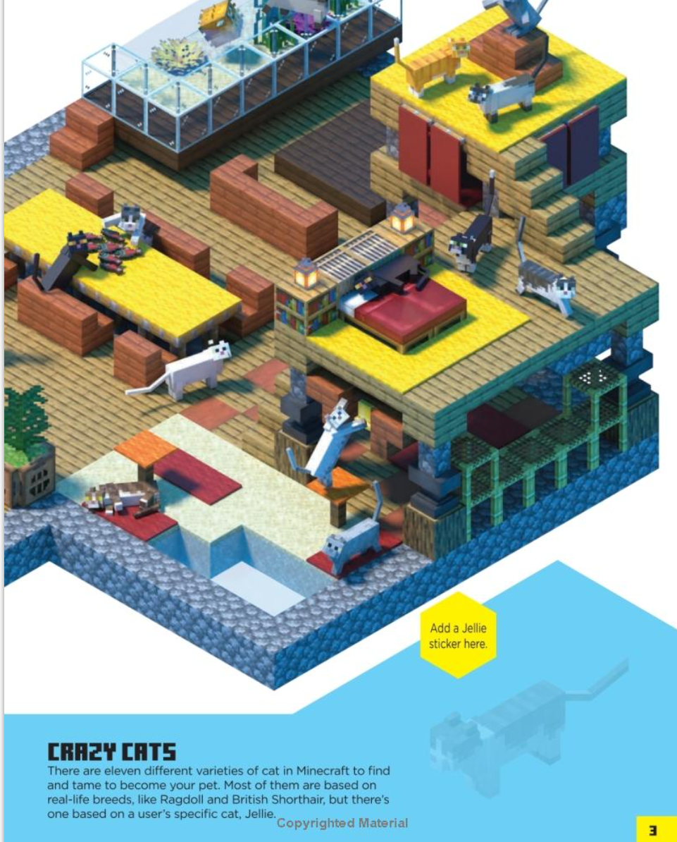 Minecraft Minecraft Official Animals Sticker Book