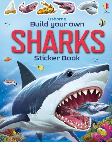 Usborne Build Your Own Sharks Sticker Book