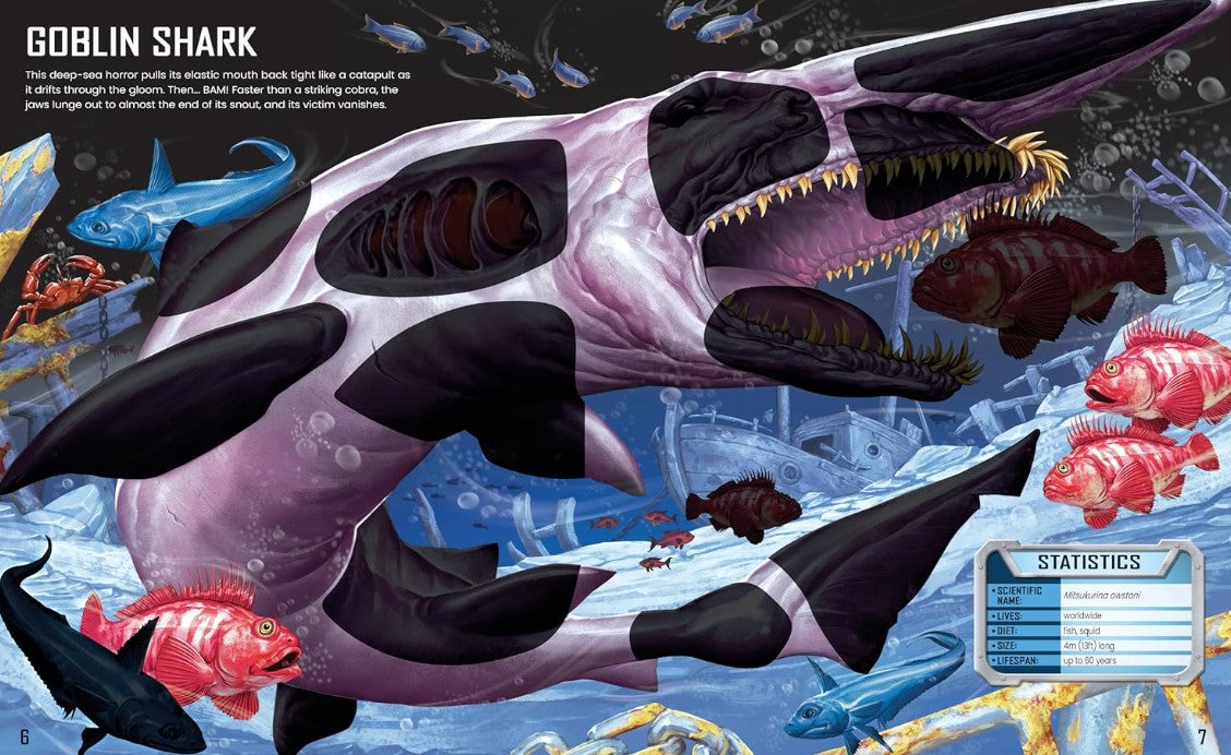 Usborne Build Your Own Sharks Sticker Book