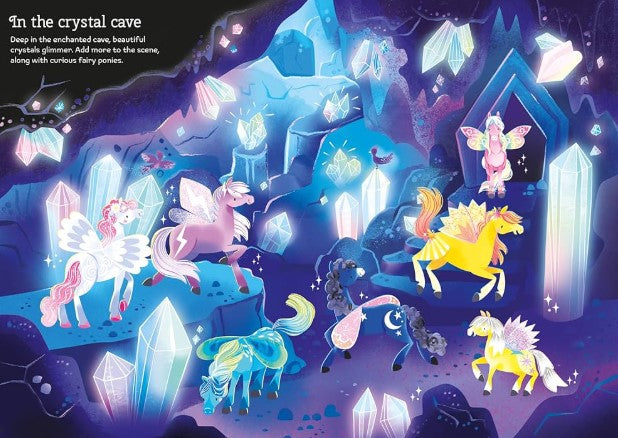 Usborne Sparkly Fairy Ponies Sticker Book