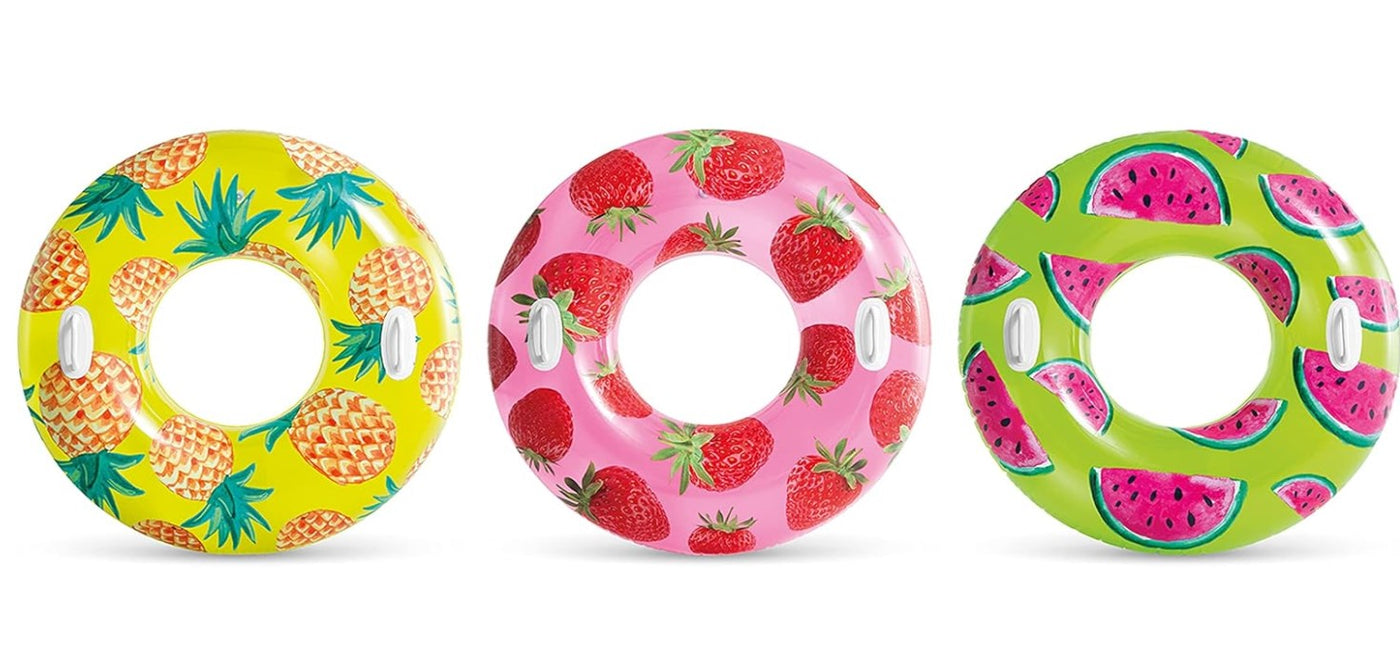 Tropical Fruit Inflatable Tube 42" Age 9+