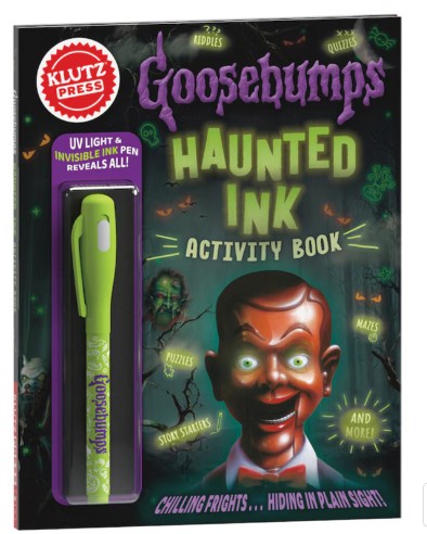 KLUTZ Goosebumps Haunted Ink Activity Book