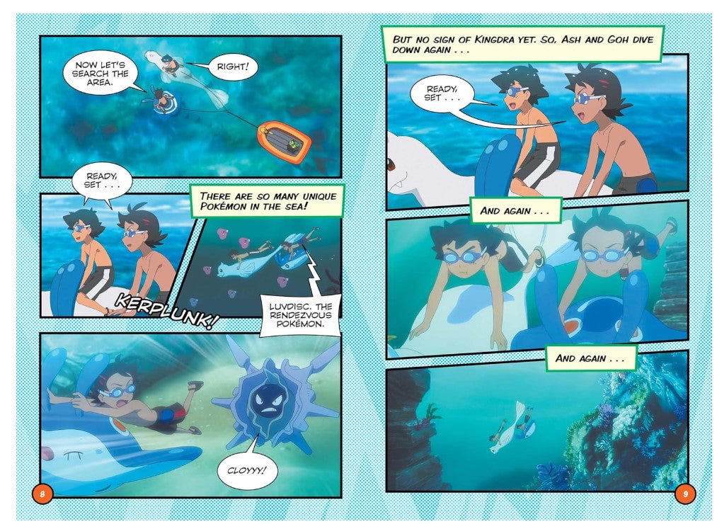 Pokemon Graphix Underwater Mission