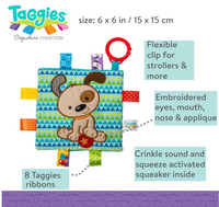 Mary Meyer Square Boy Puppy Taggies Crinkle Me