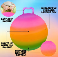 Rainbow Hopper Ball 18" with Pump