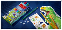 Faber-Castell Dinosaur Edition Colour Grip Pencils 10 Pack + 3