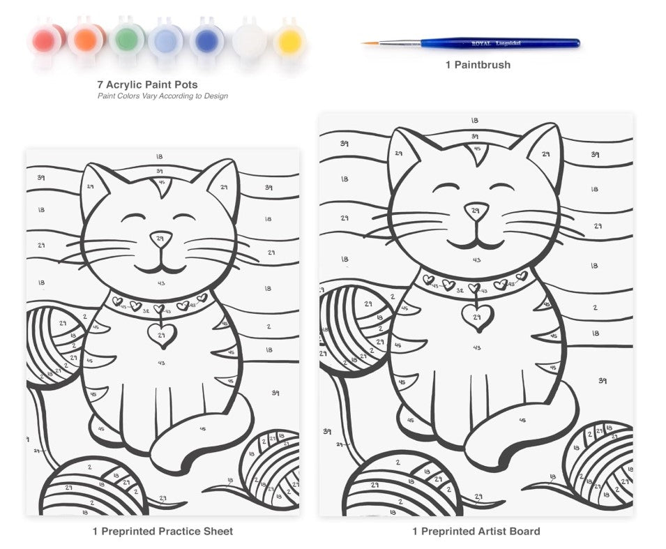 Royal & Langnickel Kitten - My First Paint By Number