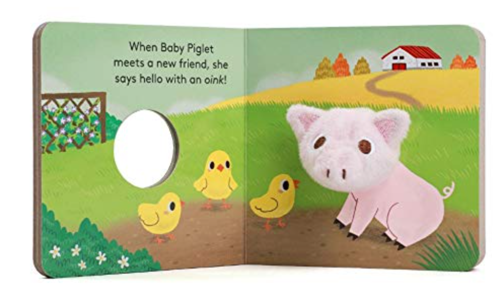 Chronicle Books Baby Piglet Finger Puppet Book