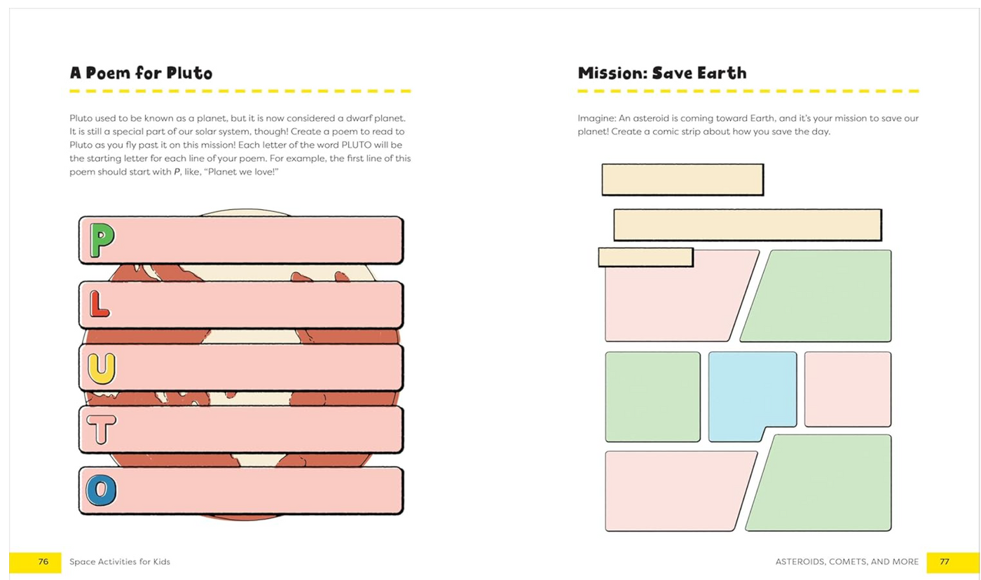 50 Crafts,Games & Puzzles Space Activities for Kids