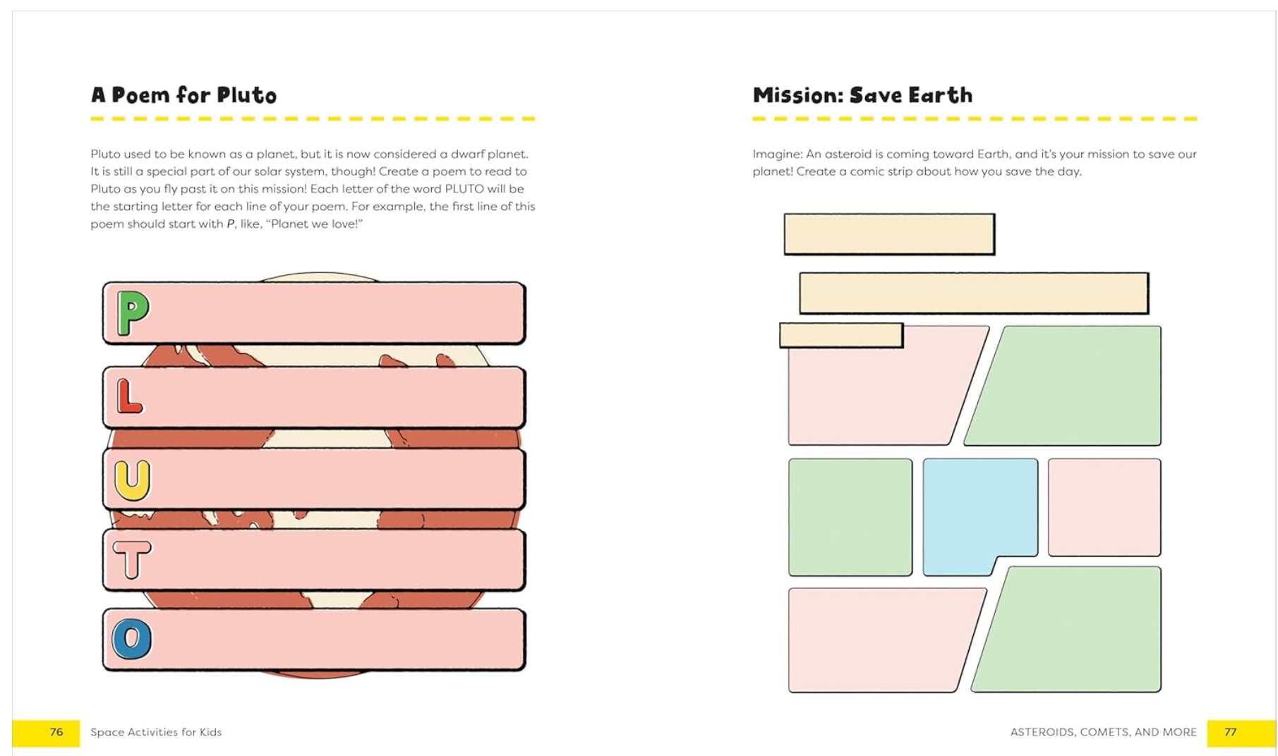 50 Crafts,Games & Puzzles Space Activities for Kids