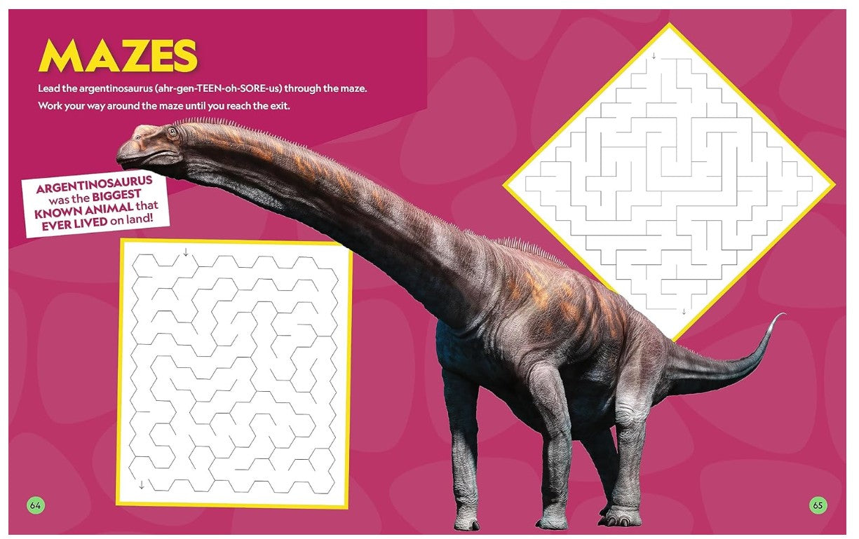 National Geographic Kids Puzzle Book Dinosaurs