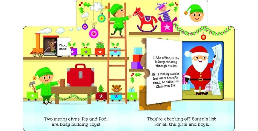 Priddy Books Santa's Workshop Life The Flap Book