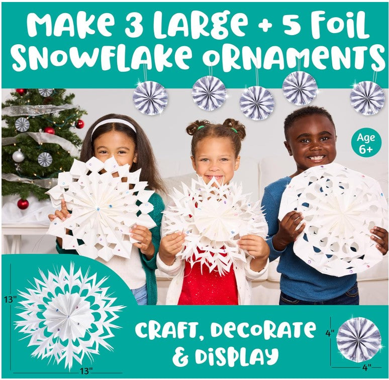Creativity For Kids Make Your Own Snowflake Ornaments