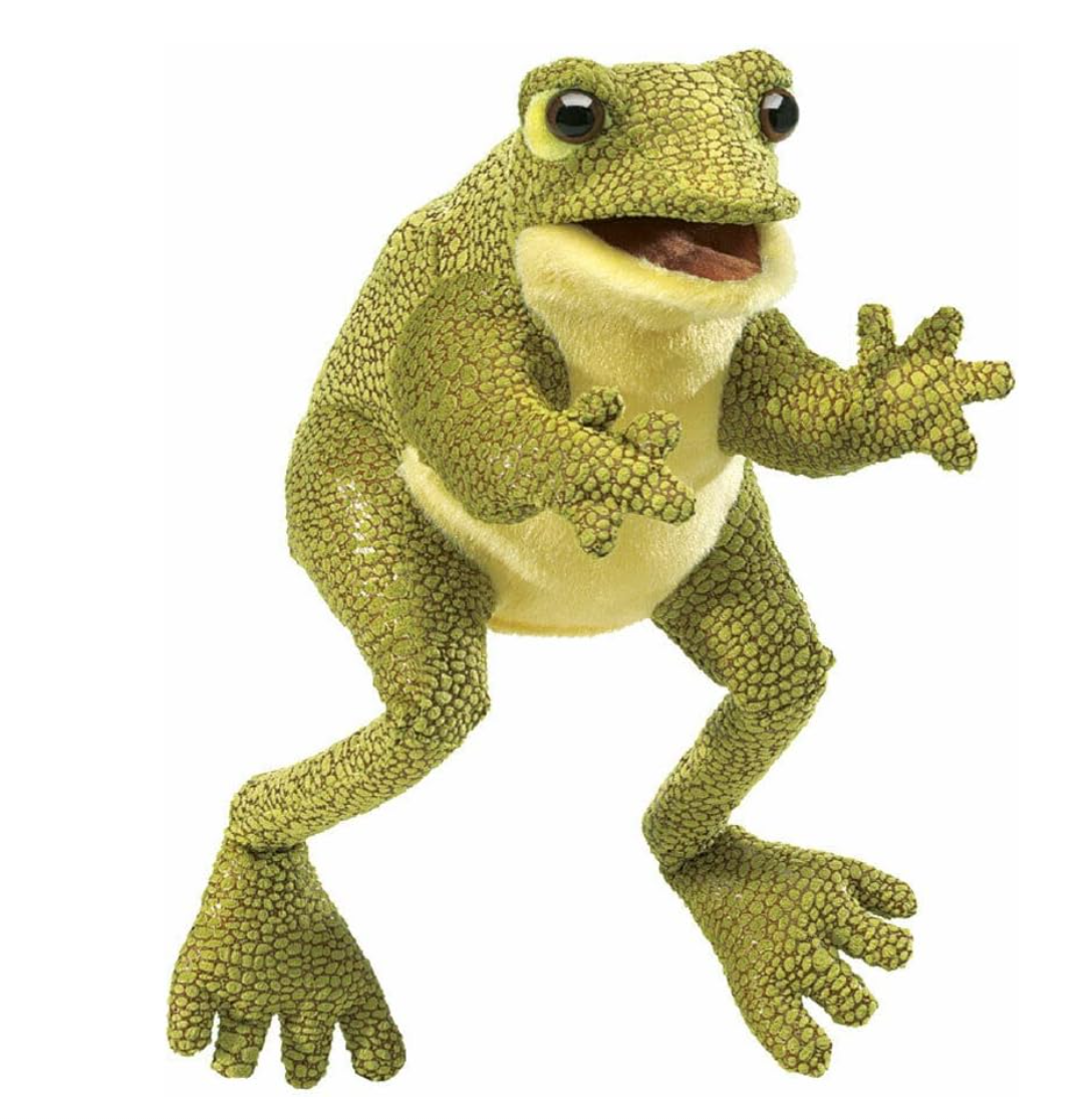Folkmanis Funny Frog Puppet