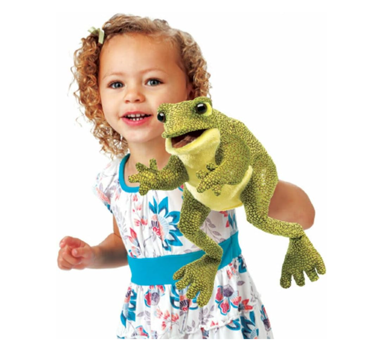 Folkmanis Funny Frog Puppet