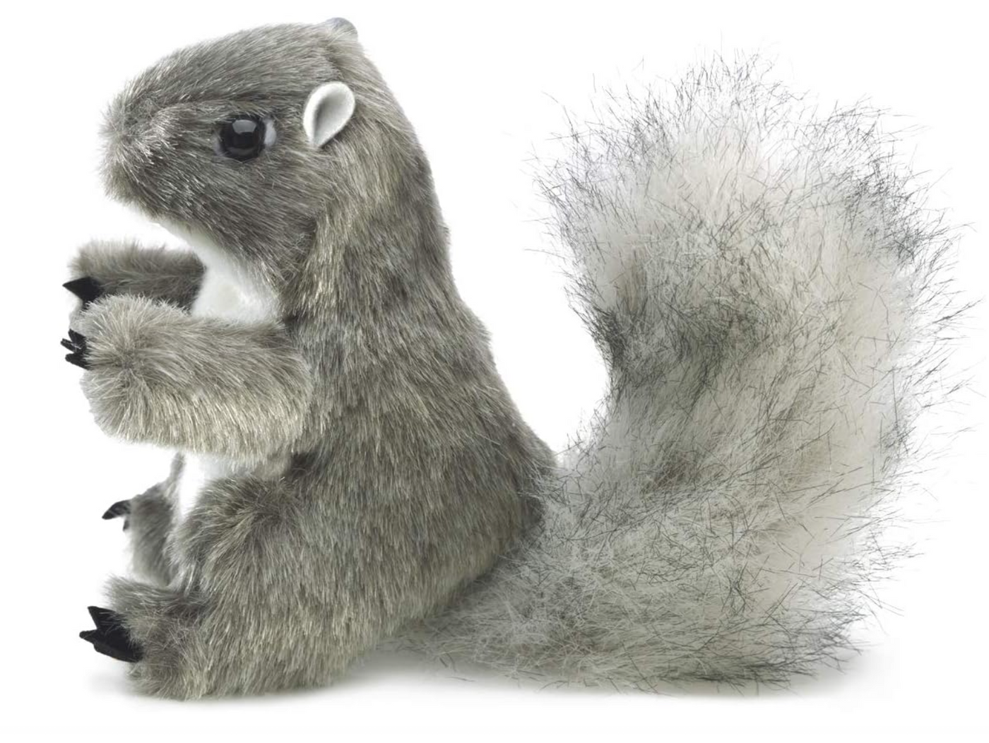 Folkmanis Mini Grey Squirrel Finger Puppet