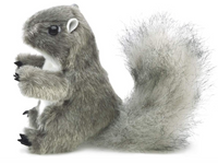 Folkmanis Mini Grey Squirrel Finger Puppet