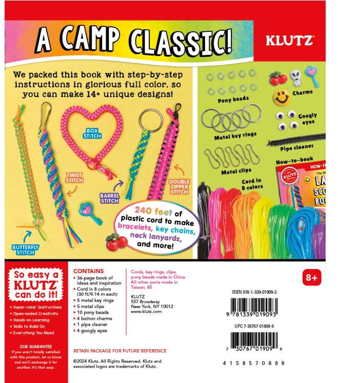 Klutz The Best Ever Book Of Lanyard, Scoubidou & Boondoggle