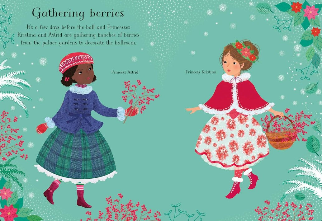 Usborne Little Sticker Dolly Dressing Snow Princess