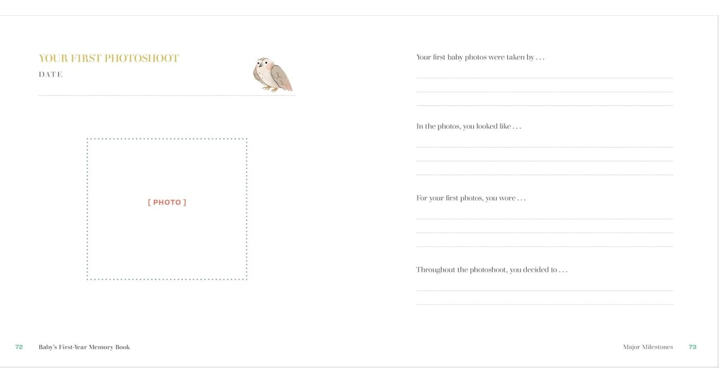 Baby's First Year Memory Book