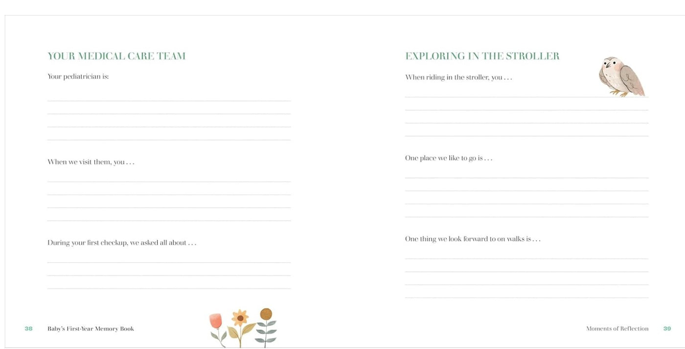 Baby's First Year Memory Book