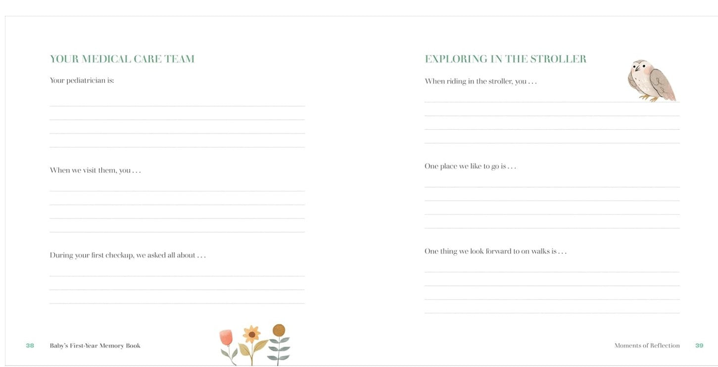 Baby's First Year Memory Book