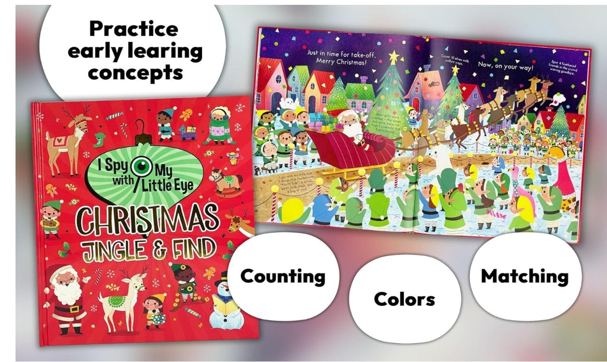 I Spy With My Little Eye Book Christmas Jingle & Find