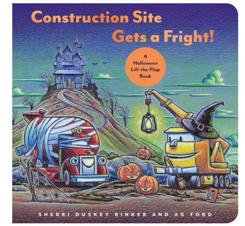 Lift-a-Flap Halloween Book Construction Site Gets a Fright