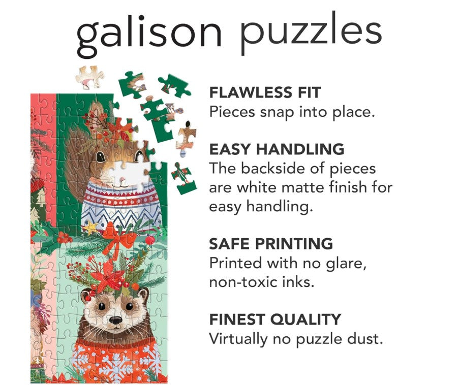 Galison Furry And Bright  500pc Puzzle