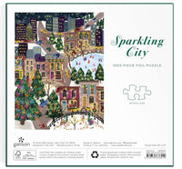 Galison Sparkling City 1000pc Foil Puzzle