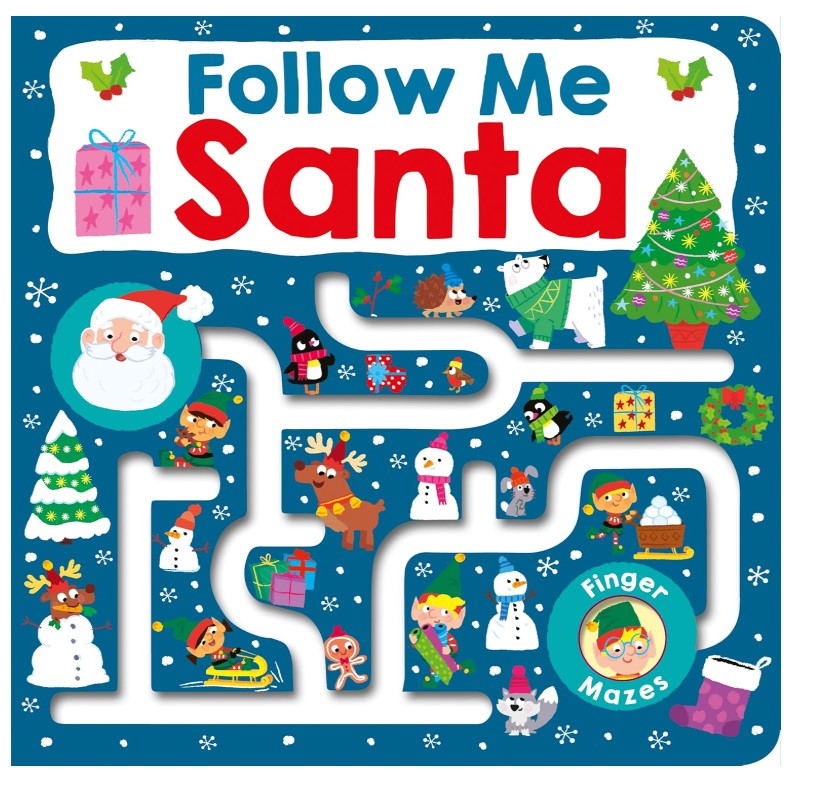 Maze Book Follow Me Santa