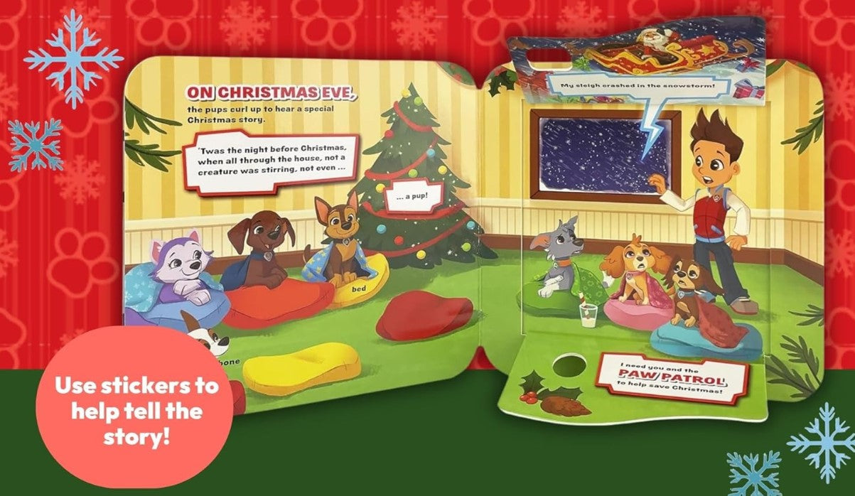 Peek and Play Book Paw Patrol Christmas is PAWSOME