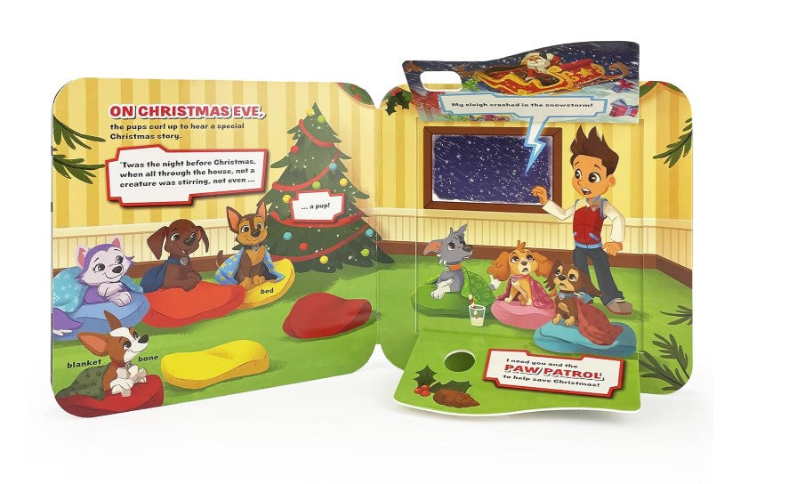Peek and Play Book Paw Patrol Christmas is PAWSOME